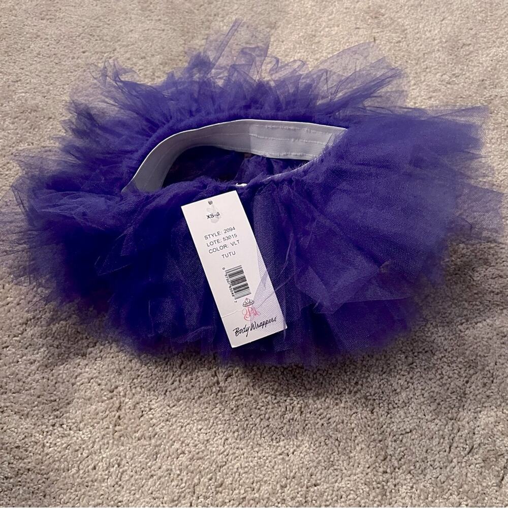 NWT Body Wrappers Princess Aurora Violet Tutu Skirt Size XS - Small